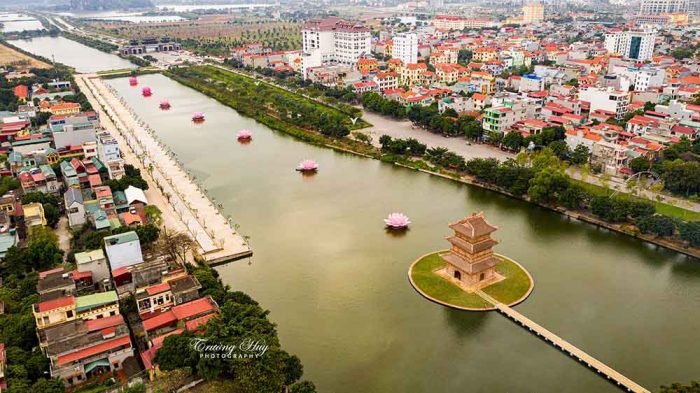 Một góc thành phố Ninh Bình - Lịch sử Ninh Bình
