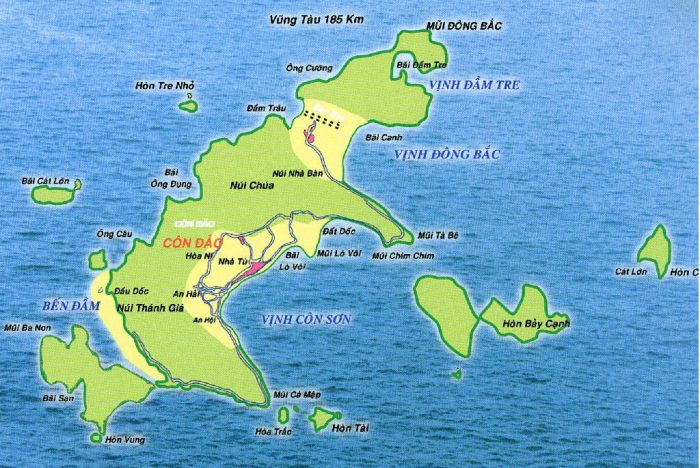 bản đồ Côn Đảo