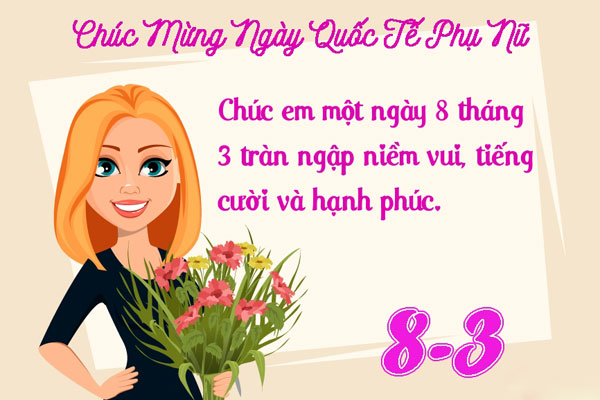 20 mẫu thiệp chúc mừng 8 tháng 3 dành tặng chị em kèm lời chúc ý nghĩa   Nhanhvn