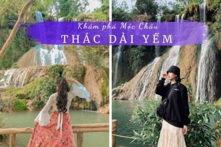 Review thác Dải Yếm Mộc Châu Sơn La