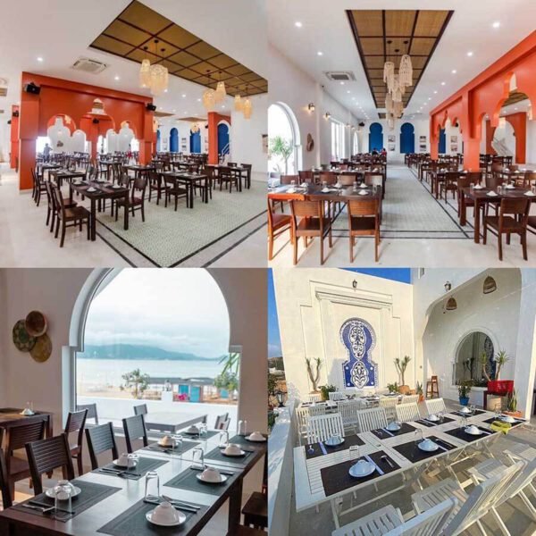 Không gian sang trọng phía bên trong nhà hàng - Ảnh: Hoàng Thao Seaview